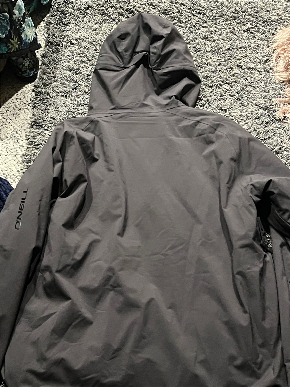 O'Neill Black Hooded Ski Jacket Snowboarding Size XL . - Picture 10 of 13